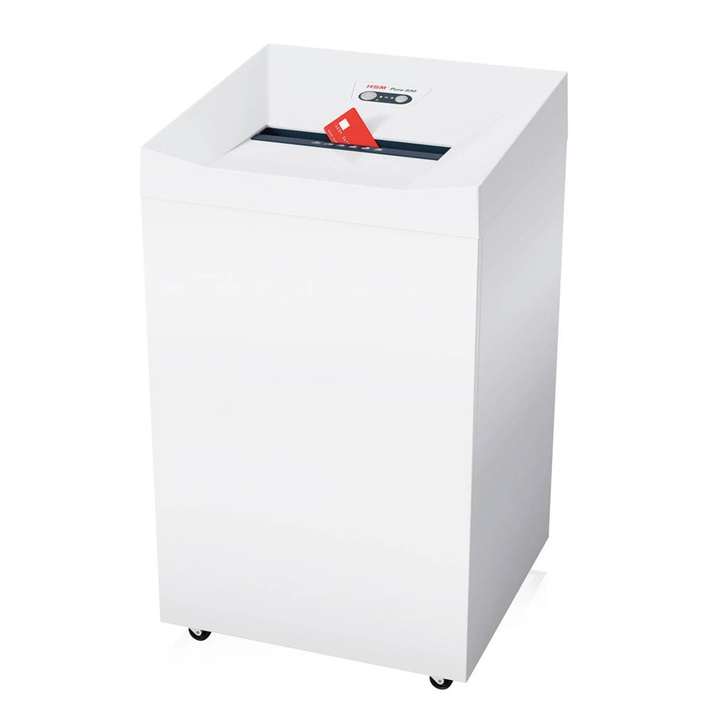 HSM Pure 830 Aktenvernichter mit Partikelschnitt P-5, 1,9 x 15 mm, bis , weiß | 2382131