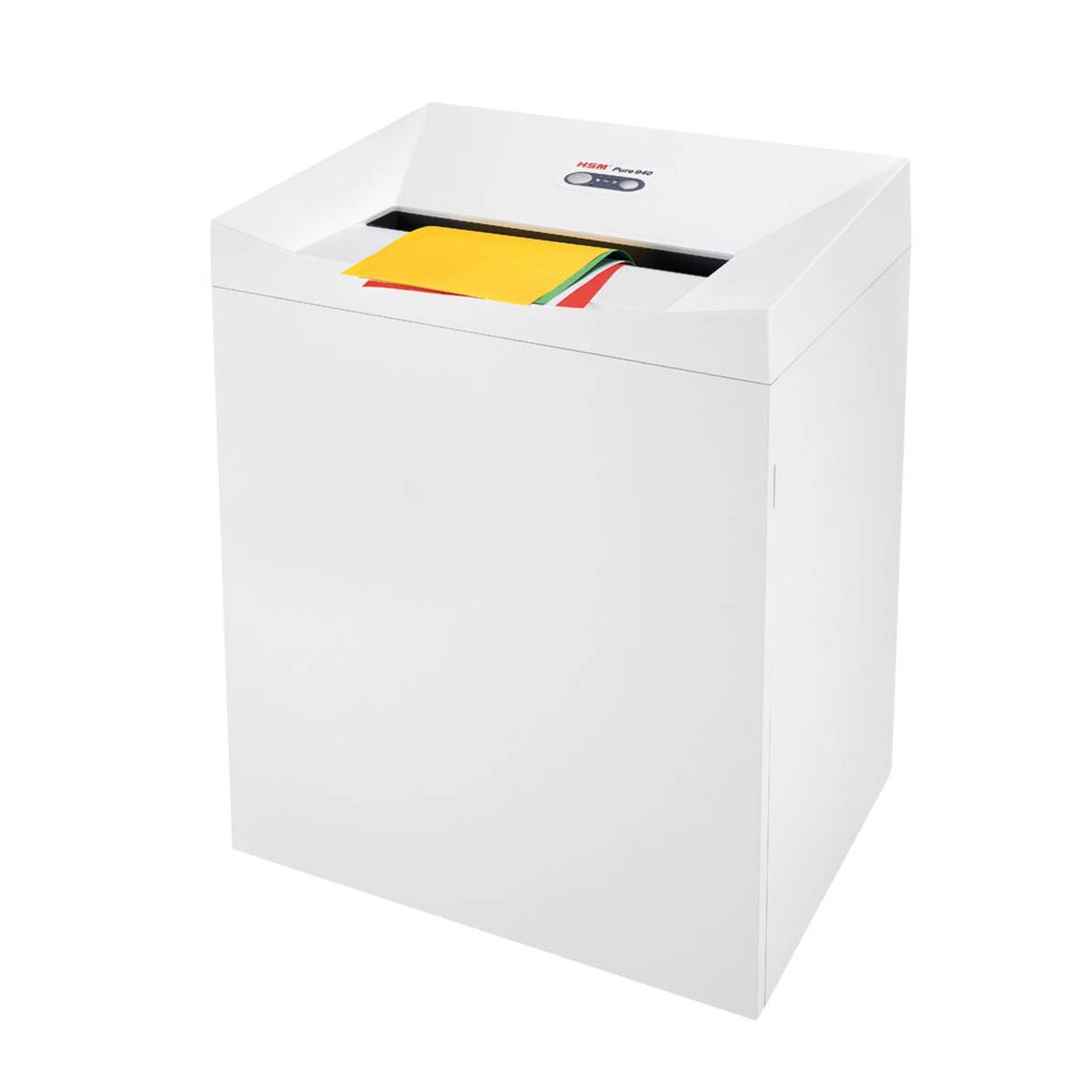 HSM Pure 940 Aktenvernichter mit Partikelschnitt P-4, 3,9 x 40 mm, bis , weiß | 2393131
