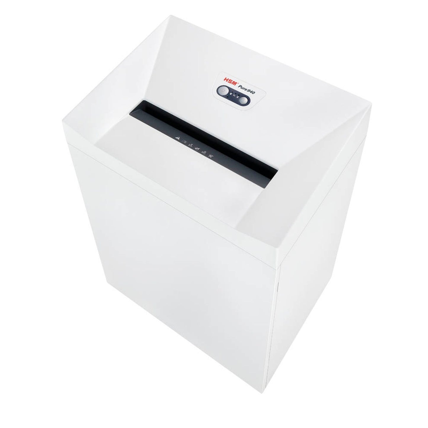 HSM Pure 940 Aktenvernichter mit Partikelschnitt P-4, 3,9 x 40 mm, bis , weiß | 2393131