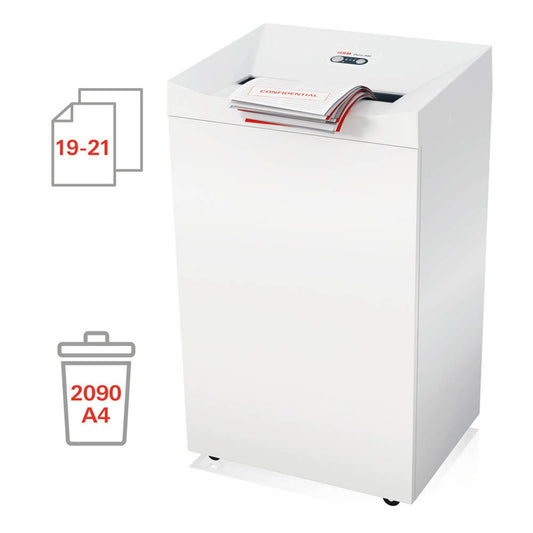 HSM Pure 940 Aktenvernichter mit Partikelschnitt P-5, 1,9 x 15 mm, bis , weiß | 2392131