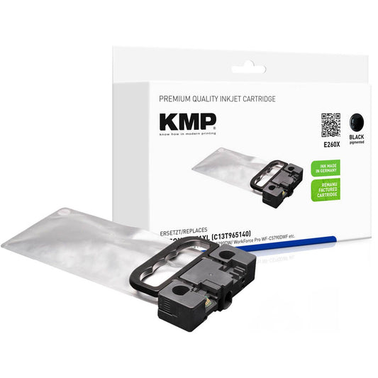 KMP E260X schwarz Druckerpatrone kompatibel zu EPSON T9651 | 1660,4001