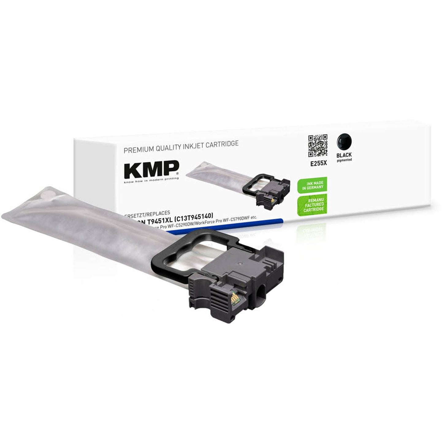 KMP E255X schwarz Druckerpatrone kompatibel zu EPSON T9451 | 1645,4001
