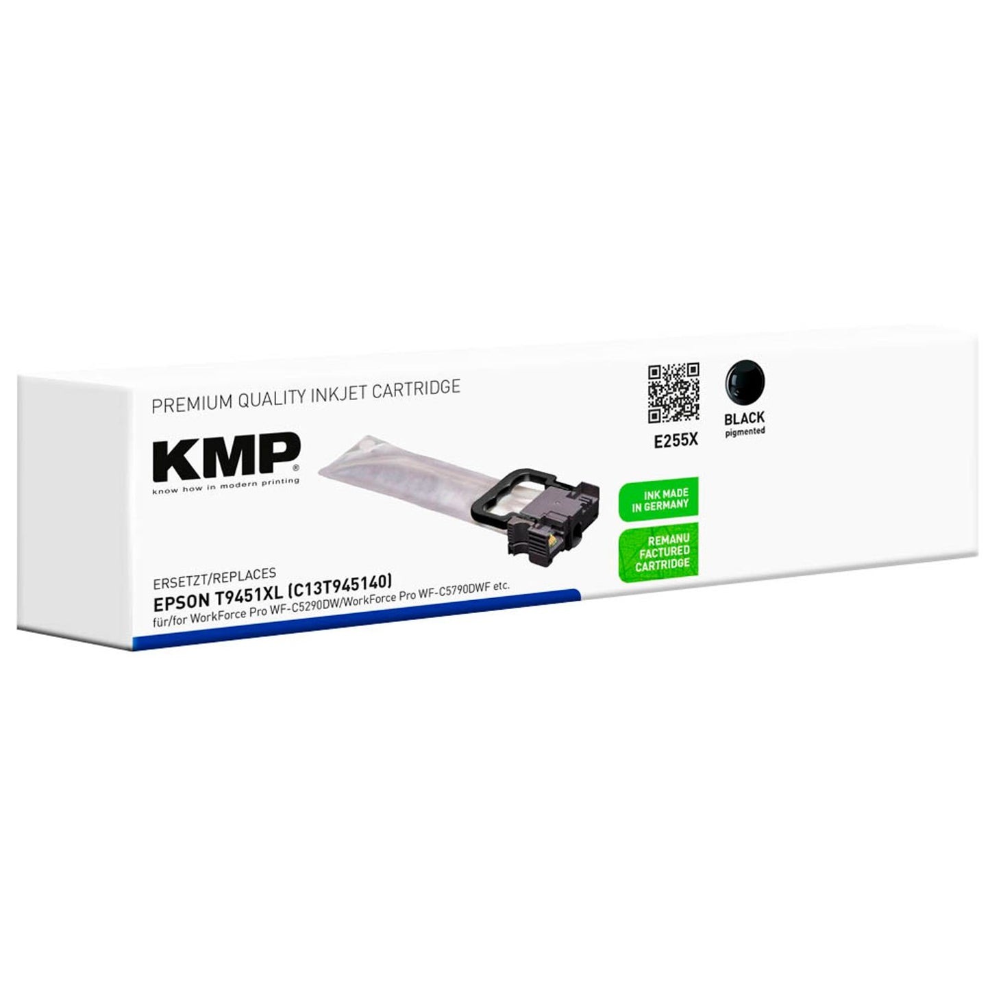 KMP E255X schwarz Druckerpatrone kompatibel zu EPSON T9451 | 1645,4001