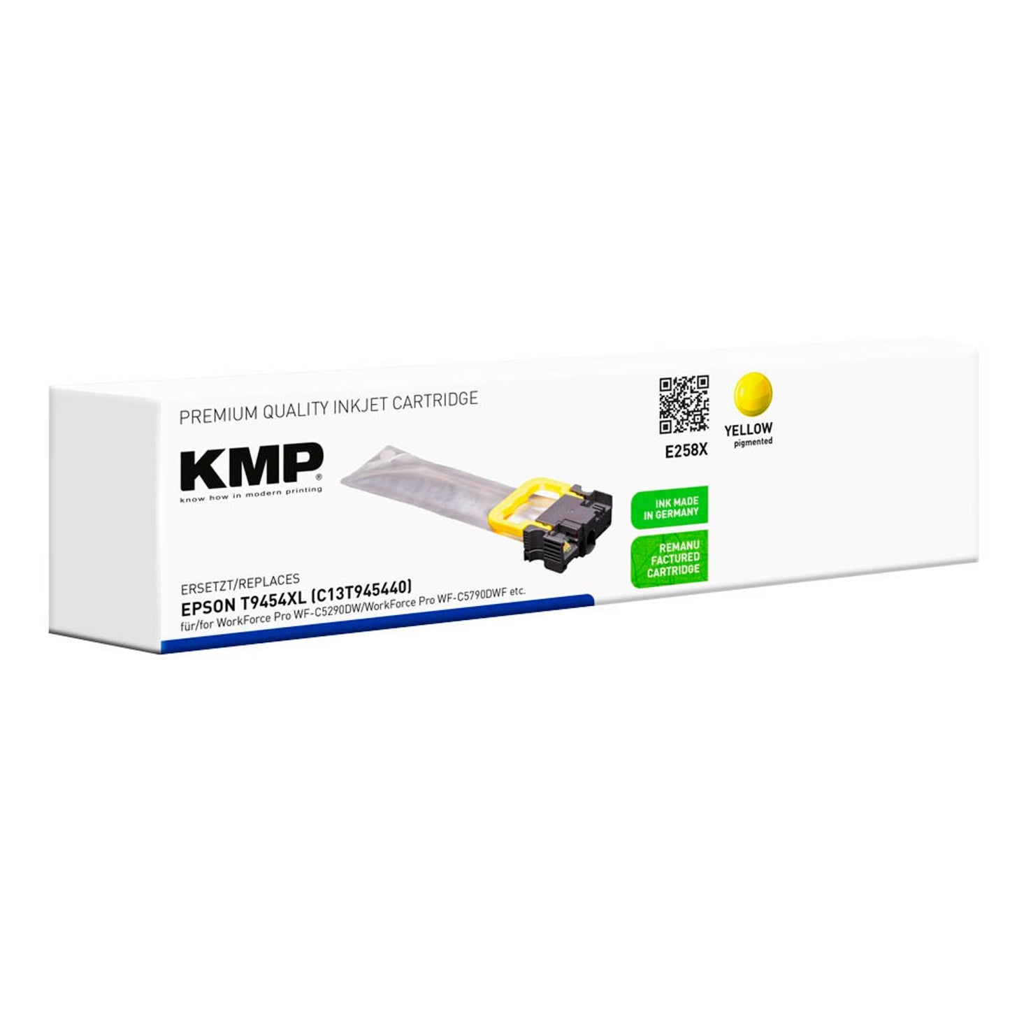 KMP E258X gelb Druckerpatrone kompatibel zu EPSON T9454 | 1645,4009