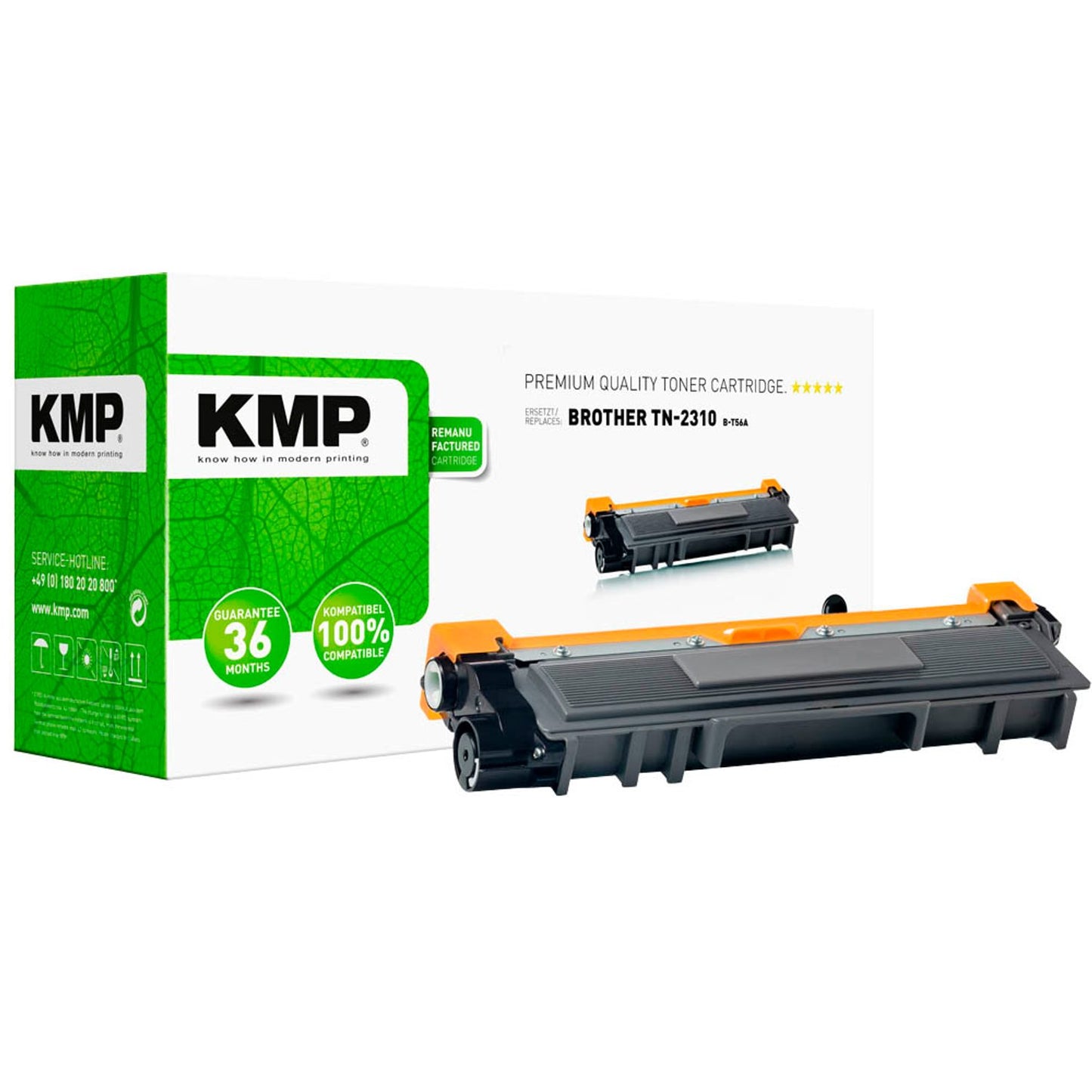 KMP B-T56A schwarz Toner kompatibel zu brother TN2310 | 1261,0000