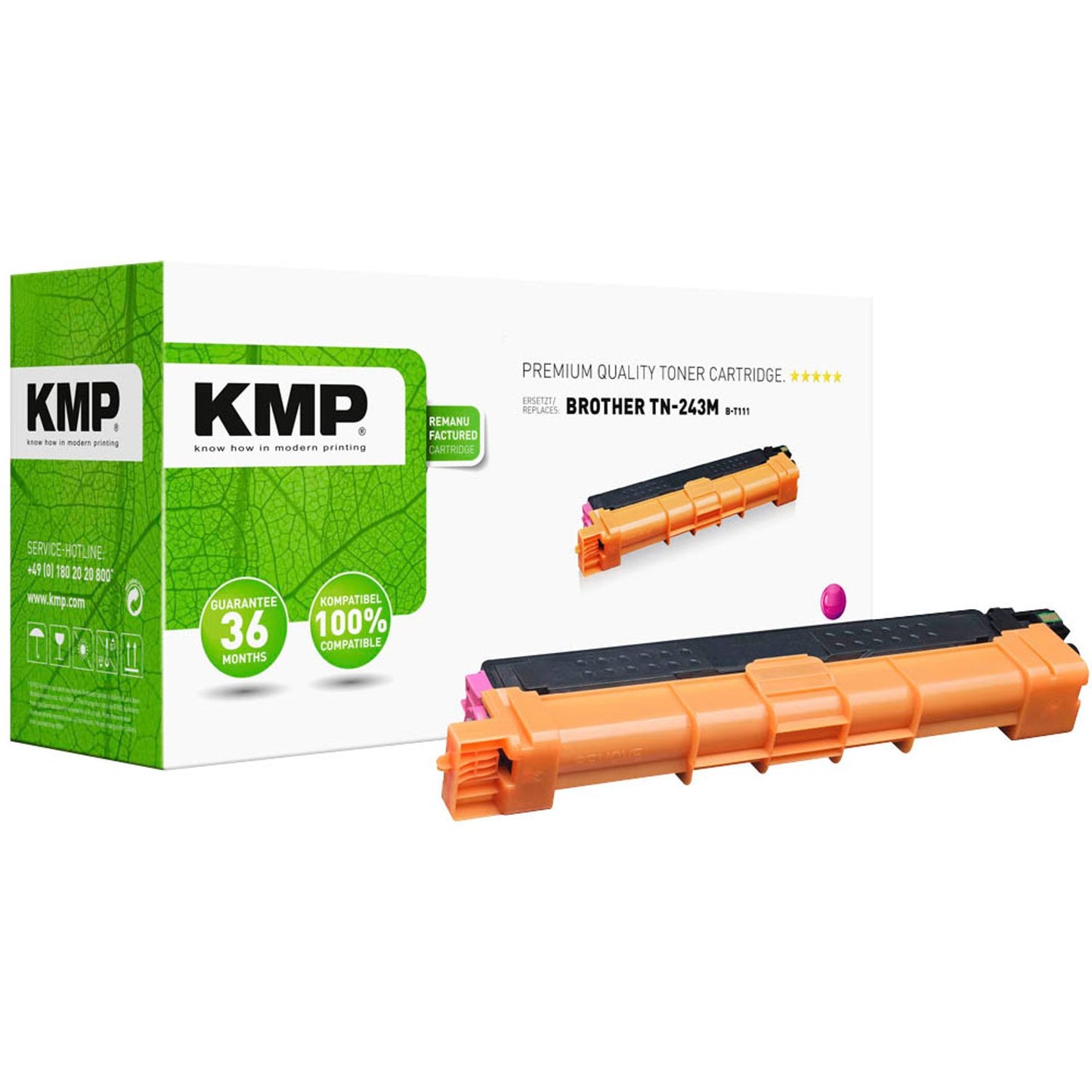 KMP B-T111 magenta Toner kompatibel zu brother TN243M | 1268,0006