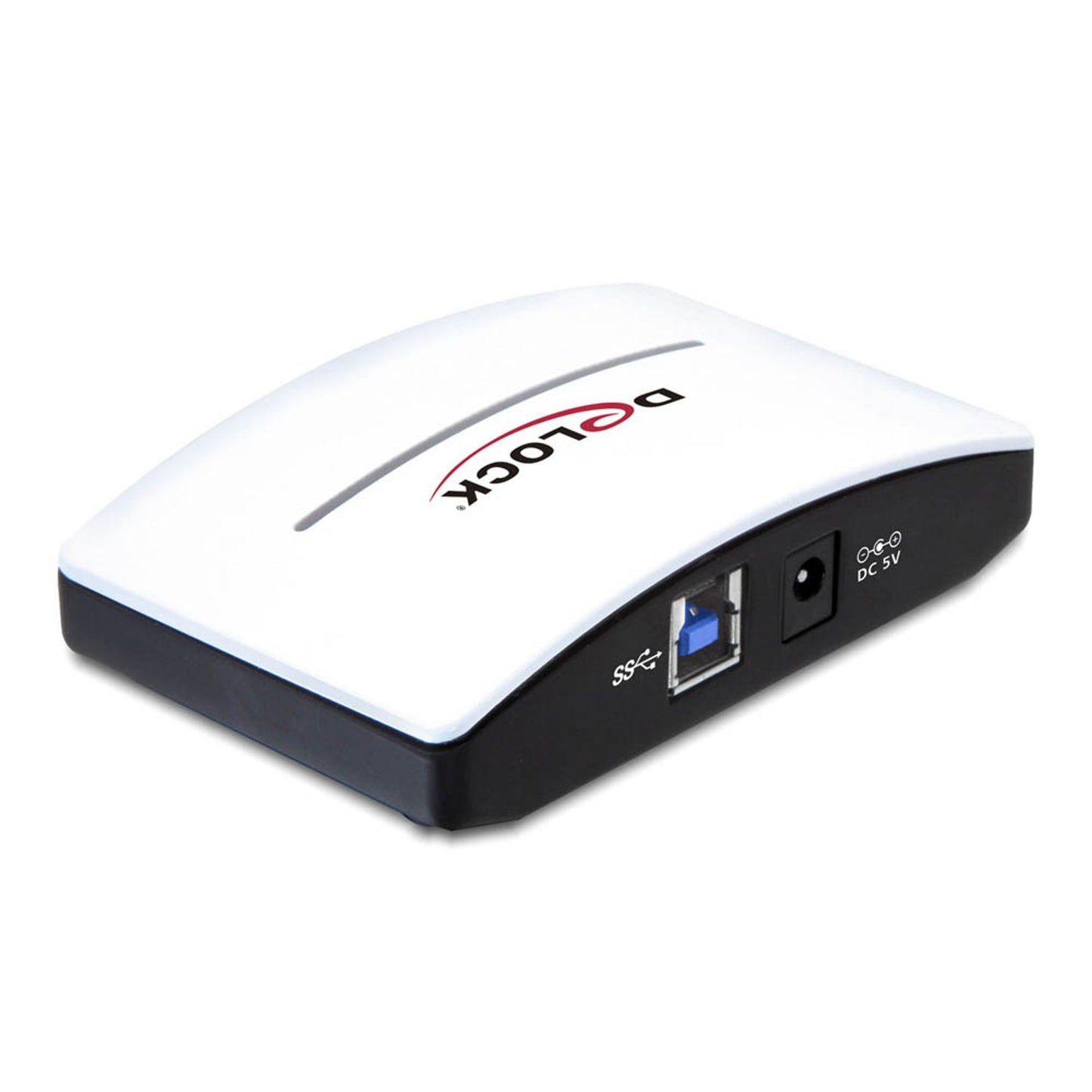 DeLOCK USB-Hub 4-fach weiß | 61762