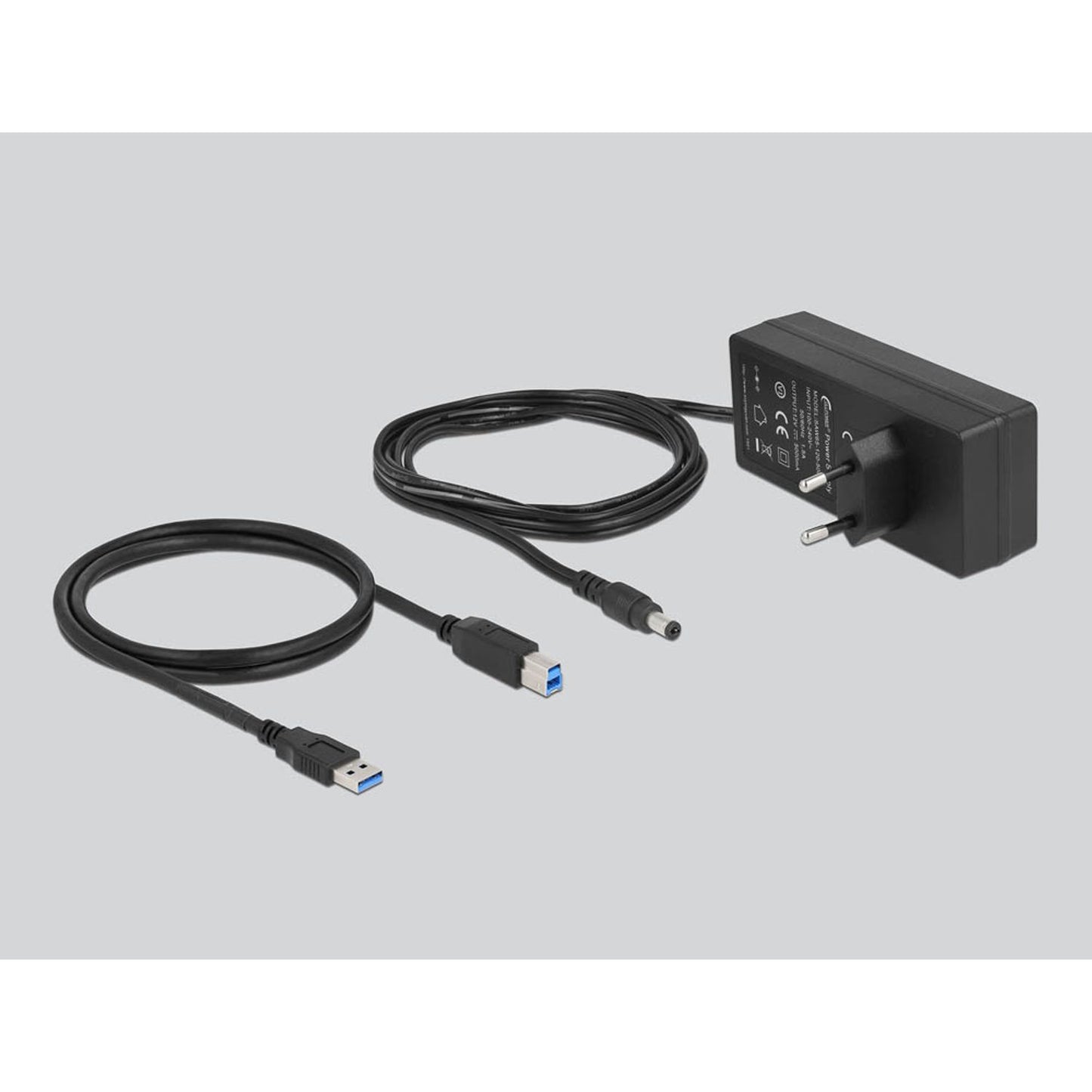 DeLOCK USB-Hub 7-fach grau | 63669