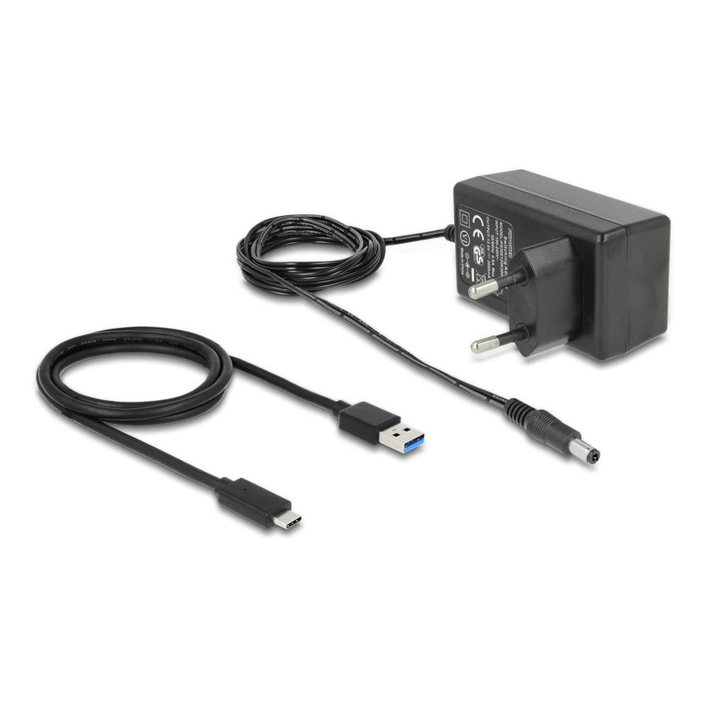 DeLOCK USB-Hub 4-fach schwarz | 64053