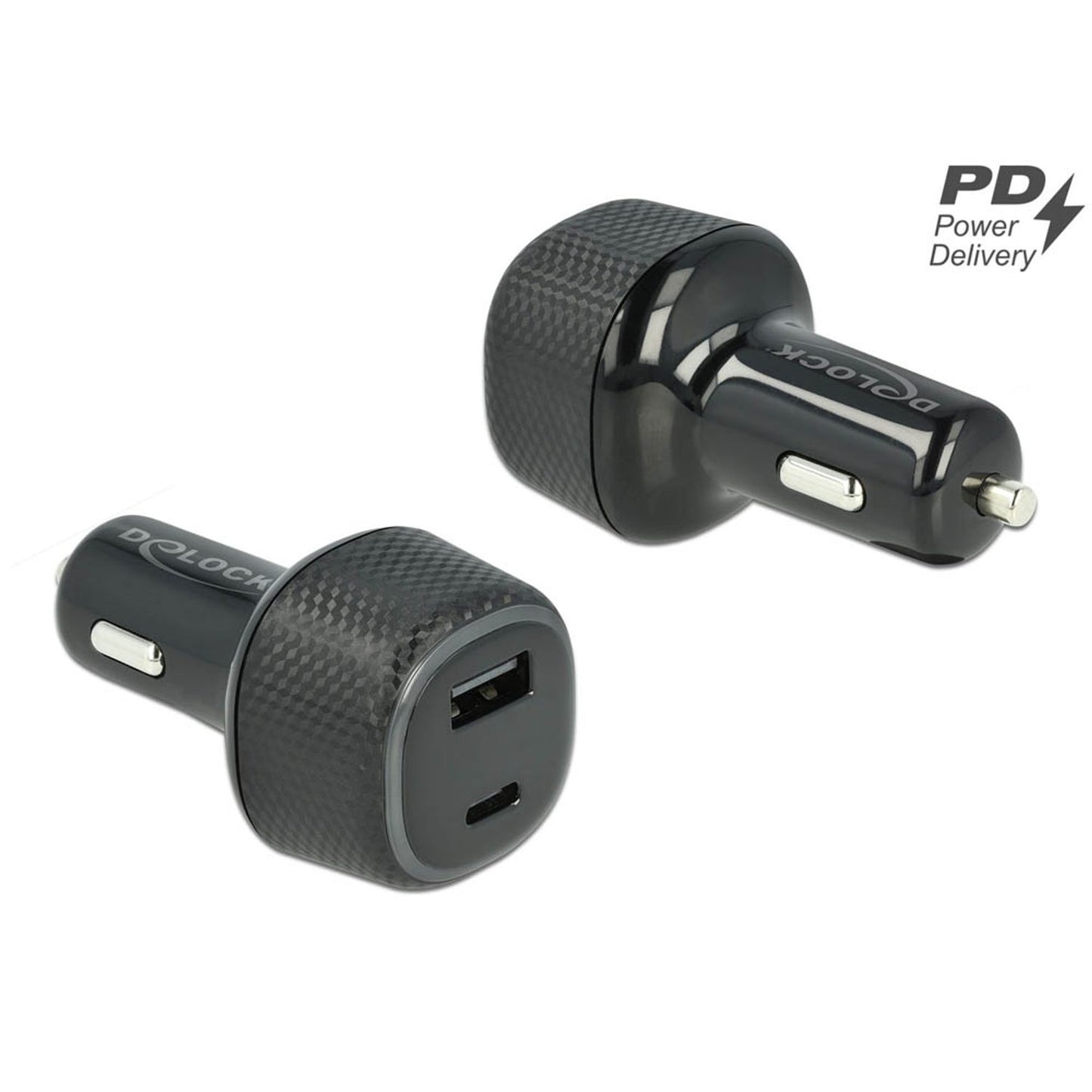 DeLOCK Kfz-Ladeadapter schwarz, 5 V | 64108