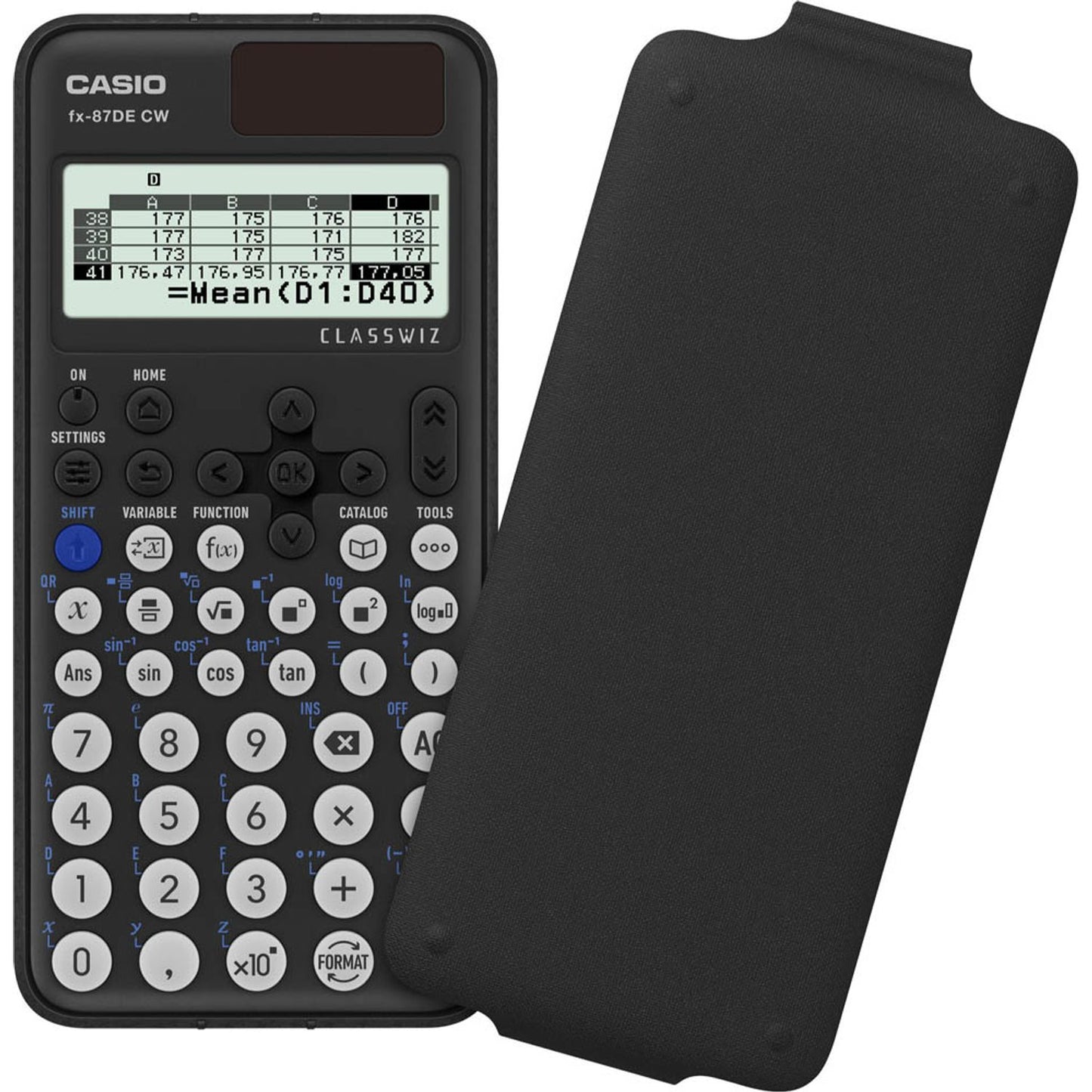 CASIO Wissenschaftlicher Taschenrechner schwarz | FX-87DE CW