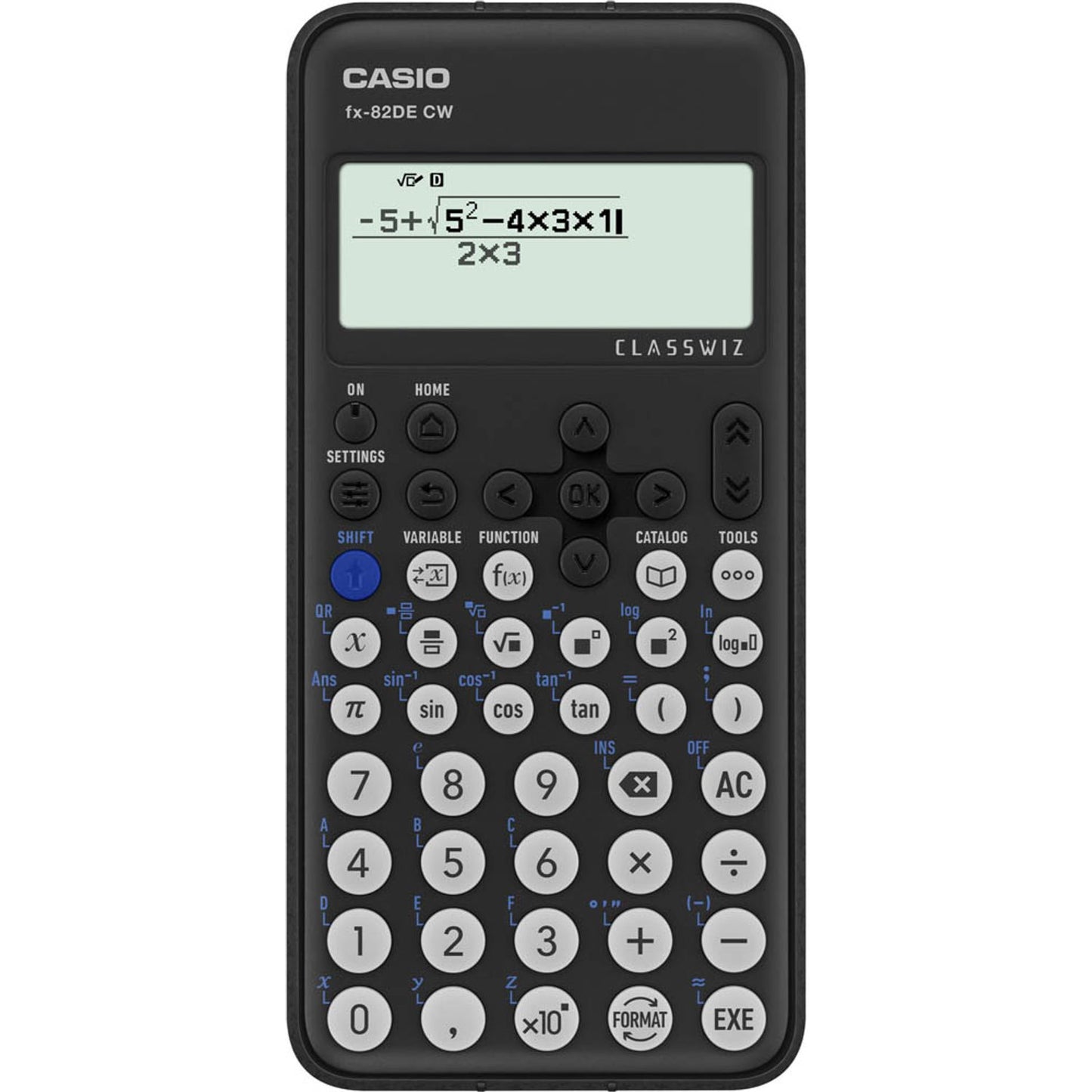 CASIO Wissenschaftlicher Taschenrechner schwarz | FX-82DE CW