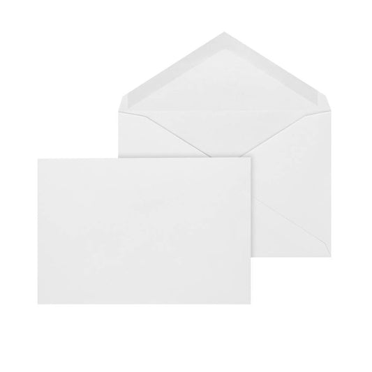 ÖKI Briefumschläge DIN B6 ohne Fenster weiß nassklebend | 45617 | 1 Pack = 100 St.