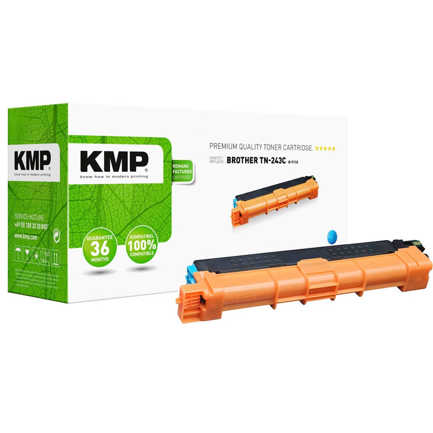 KMP B-T110 cyan Toner kompatibel zu brother TN243C | 1268,0003