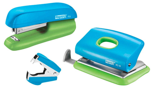 Rapid Locher und Heftgeräte Set Mini