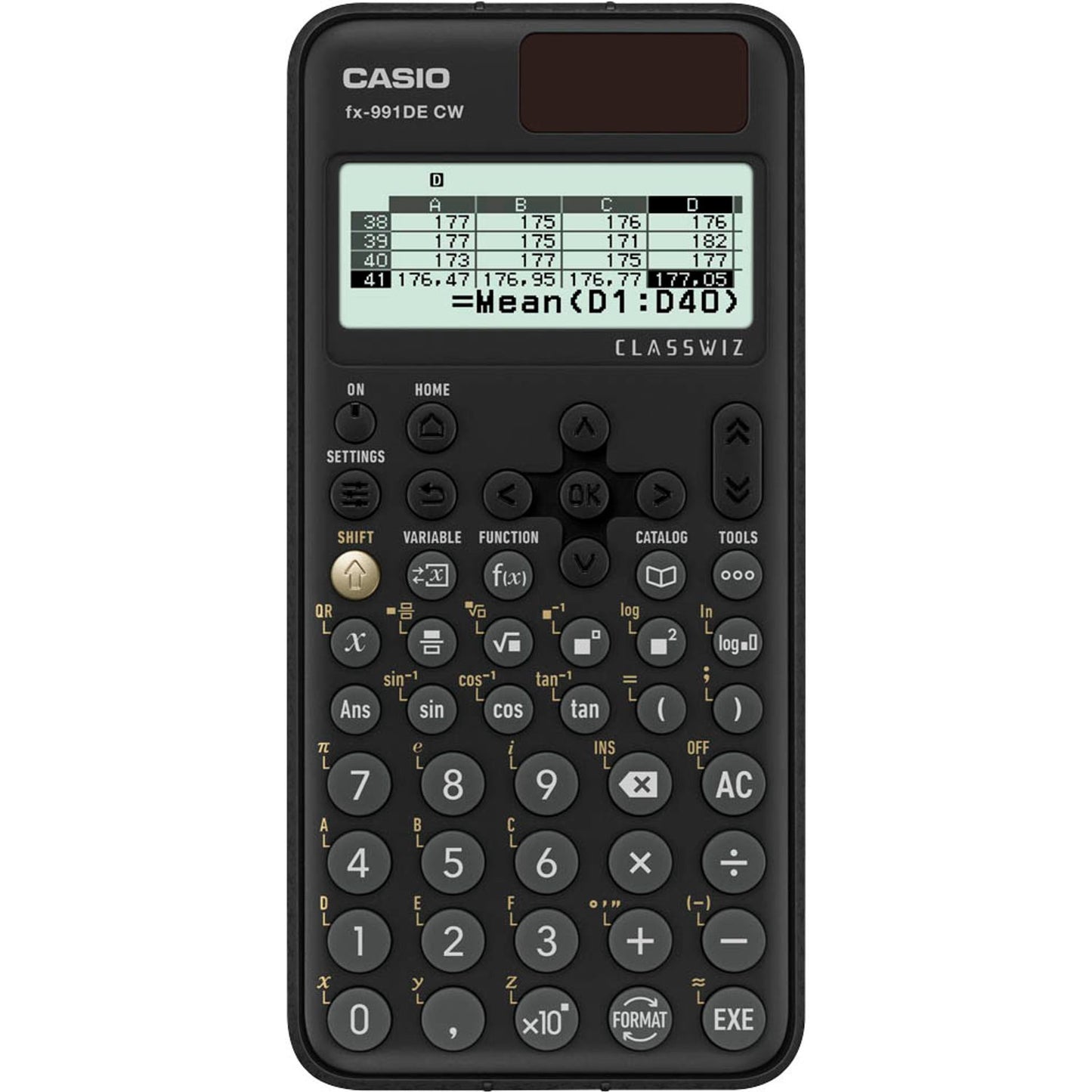 CASIO Wissenschaftlicher Taschenrechner schwarz | FX-991DE CW