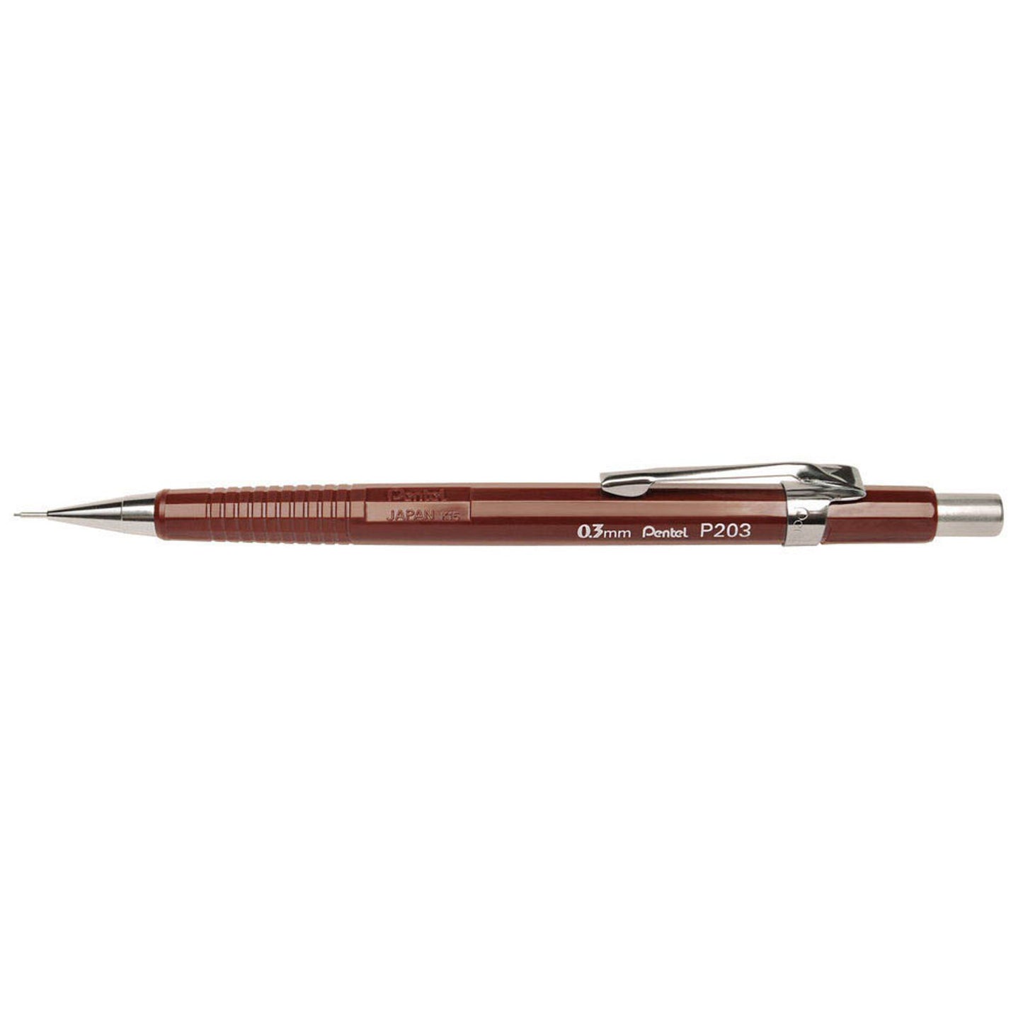 Pentel Sharp 200 P203 Druckbleistift braun HB 0,3 mm | P203-E