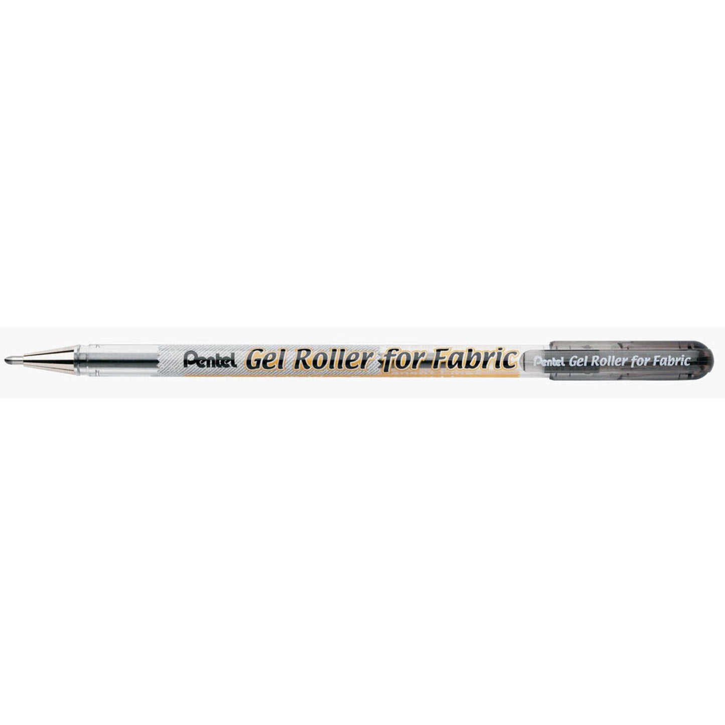 Pentel for Fabric Gelschreiber transparent 0,5 mm, Schreibfarbe: schwarz | BN15-AO