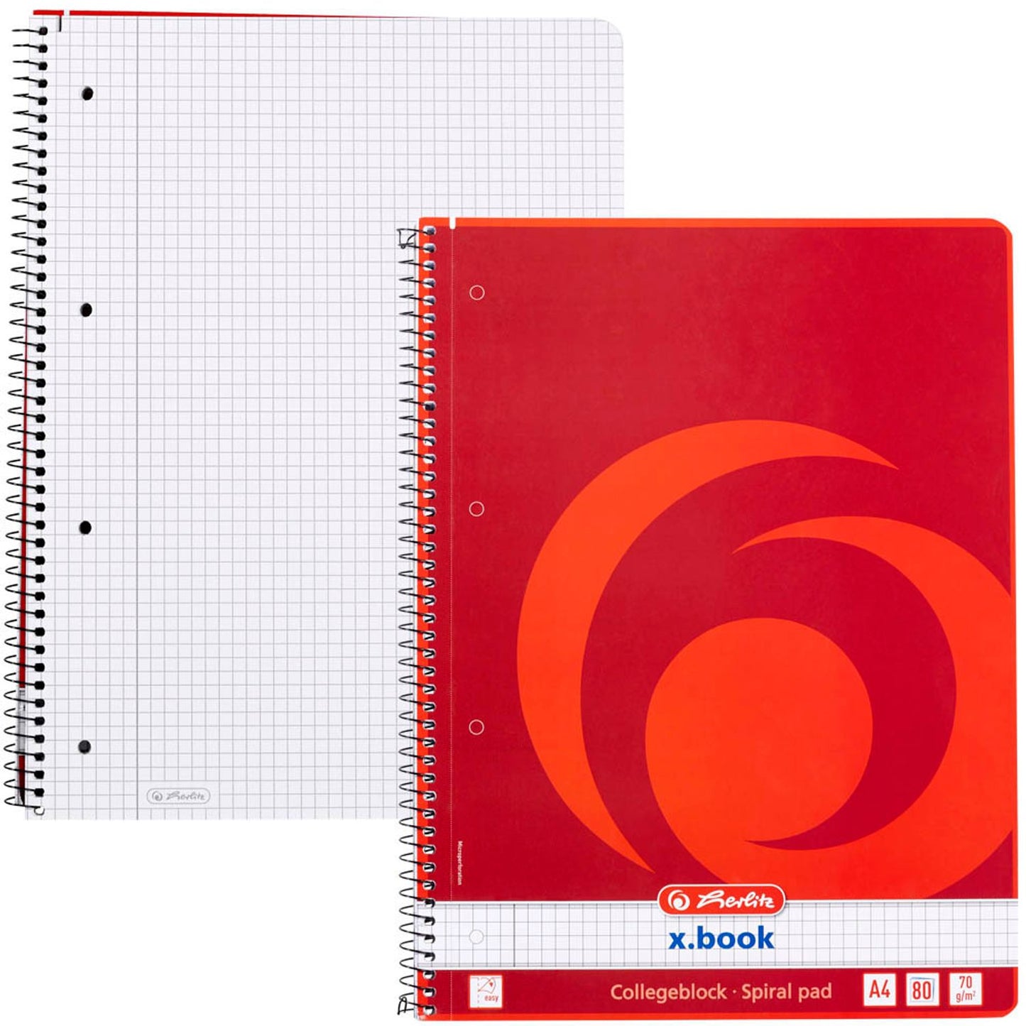 herlitz Collegeblock x.book DIN A4 Innenrand