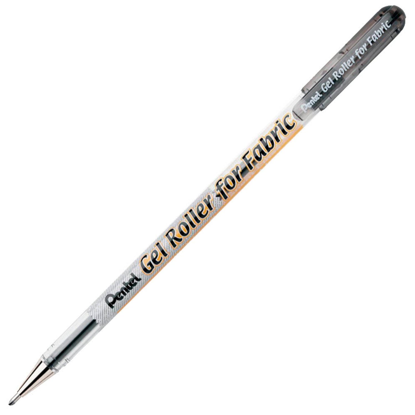 Pentel for Fabric Gelschreiber transparent 0,5 mm, Schreibfarbe: schwarz | BN15-AO