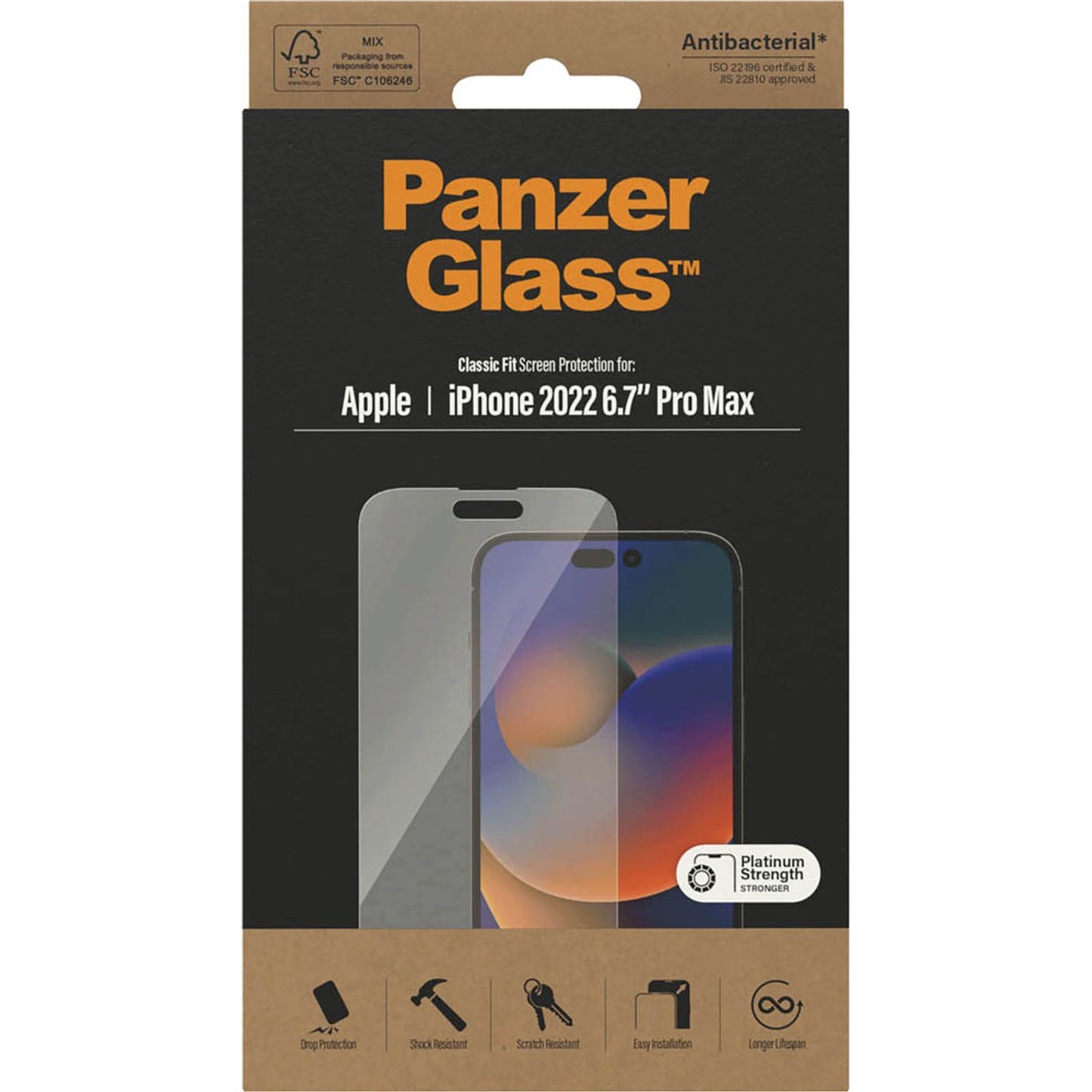 PanzerGlass™ Display-Blickschutzglas für Apple iPhone 14 Pro Max | 2770
