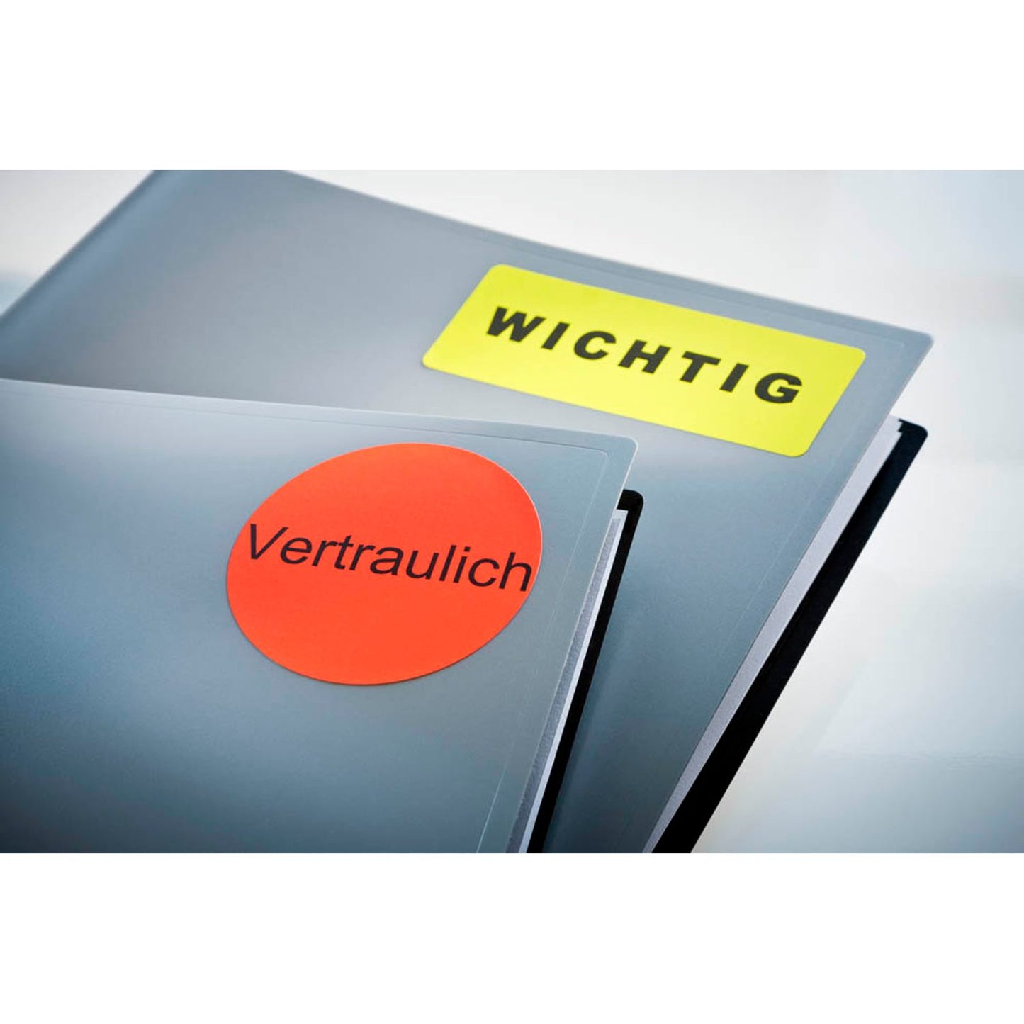 AVERY Zweckform Etiketten rot 63,5 x 29,6 mm | L6003-25 | 1 Pack = 25 Blatt