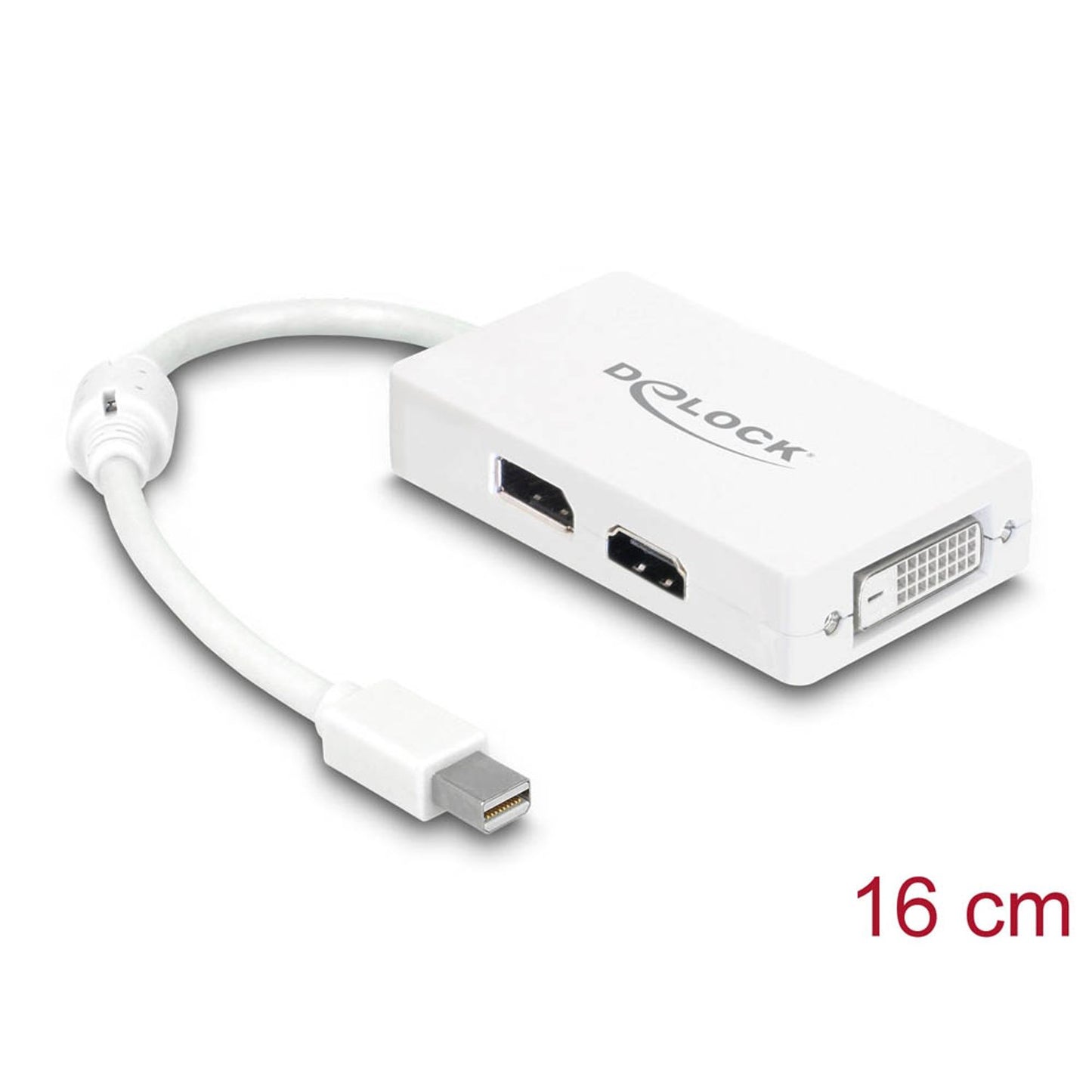 DeLOCK Mini-DisplayPort/DVI, DisplayPort, HDMI Adapter | 61768