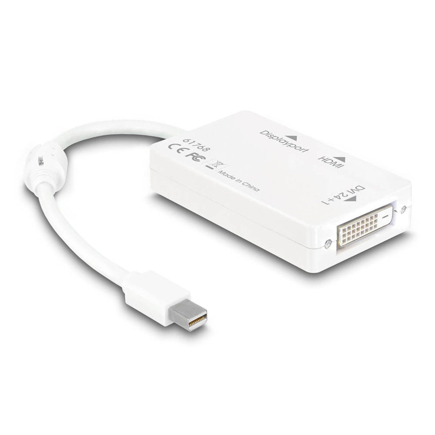 DeLOCK Mini-DisplayPort/DVI, DisplayPort, HDMI Adapter | 61768