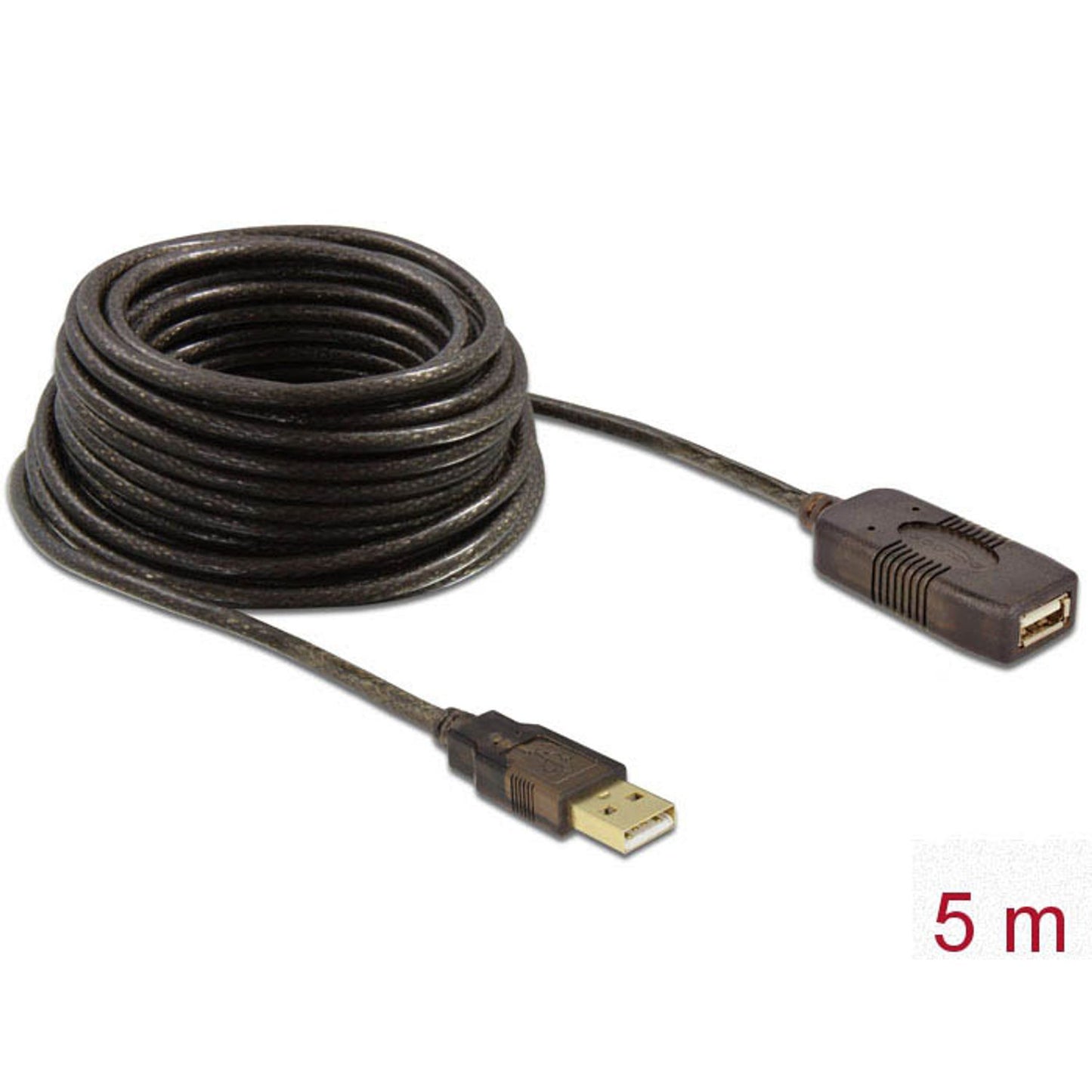 DeLOCK USB 2.0 A Kabel Verlängerung 5,0 m schwarz | 82308
