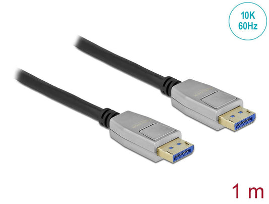 DeLOCK DisplayPort 2.0 Kabel 10K 60 Hz schwarz, 1 St.