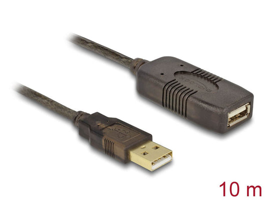 DeLOCK USB 2.0 A Kabel Verlängerung schwarz, 1 St.