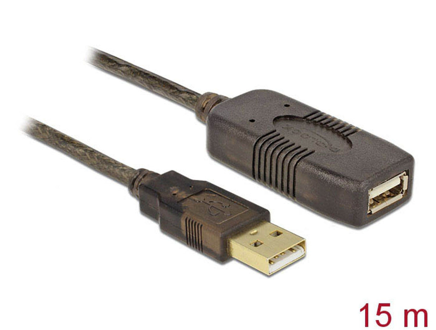 DeLOCK USB 2.0 A Kabel Verlängerung schwarz, 1 St.