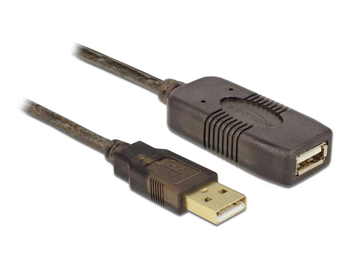 DeLOCK USB 2.0 A Kabel Verlängerung schwarz, 1 St.