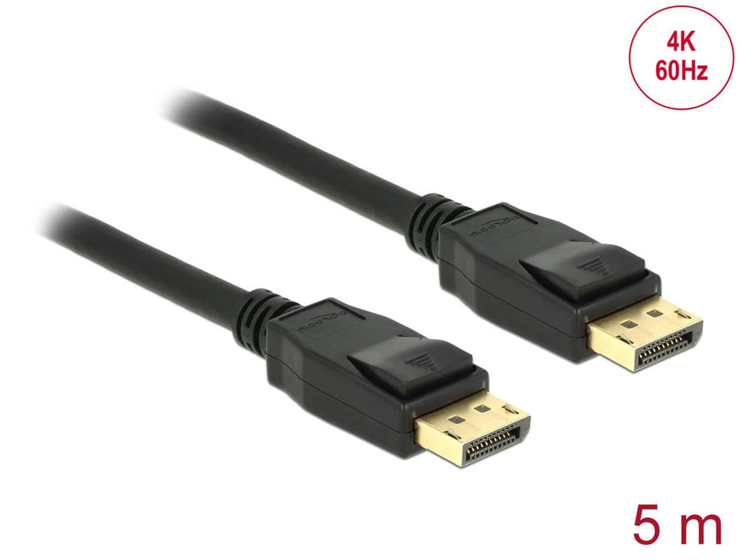 DeLOCK DisplayPort 1.2 Kabel 4K 60 Hz schwarz, 1 St.