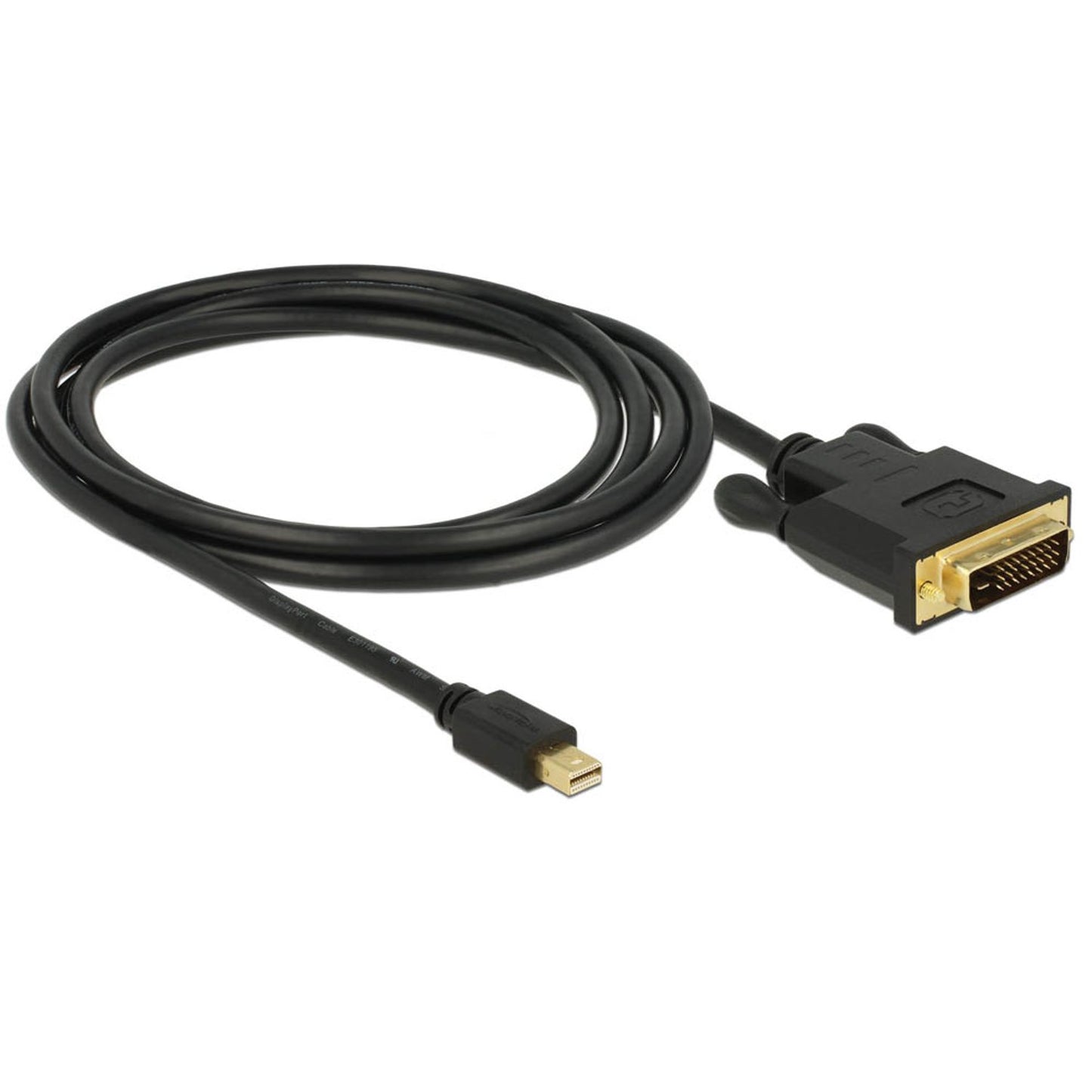 DeLOCK Mini-DisplayPort 1.1/DVI Kabel 2,0 m schwarz | 83989