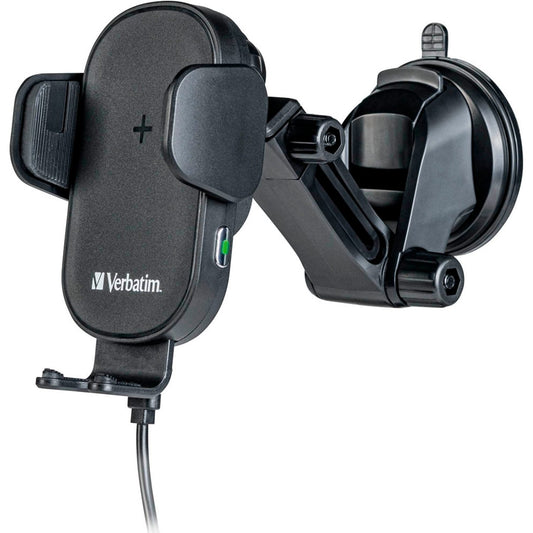 verbatim Car Charger FWC-01 Induktives Kfz-Ladegerät schwarz, Kabellänge: 1,0 m, 15 Watt | 49552