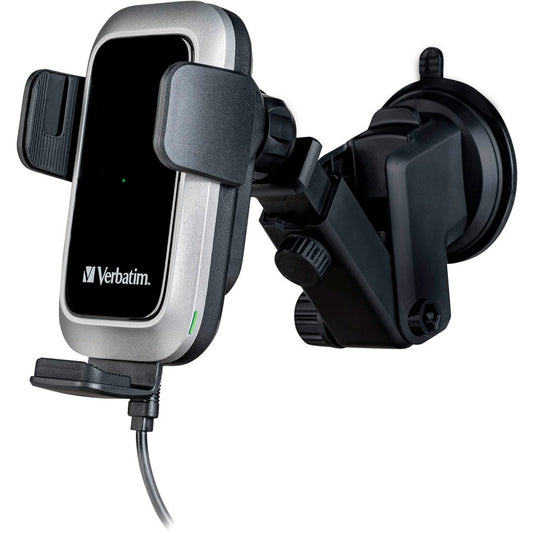 verbatim Car Charger FWC-03 Induktives Kfz-Ladegerät schwarz, Kabellänge: 1,0 m, 15 Watt | 49554