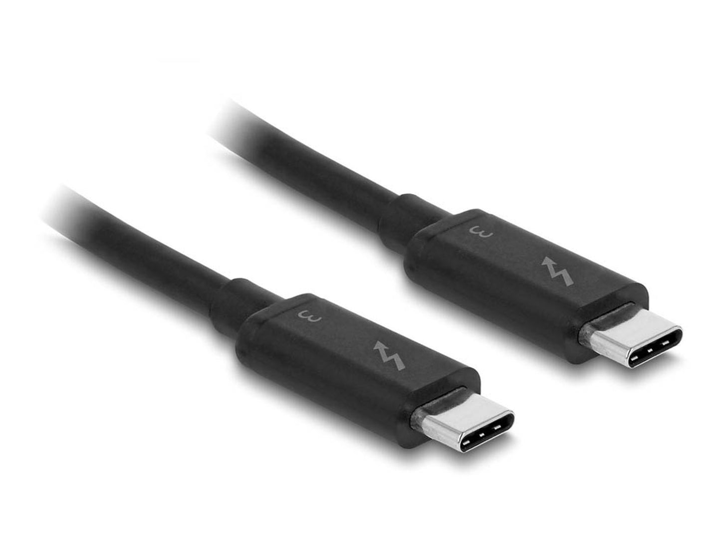 DeLOCK Thunderbolt 3 USB-C-Stecker Kabel 5A schwarz, 1 St.
