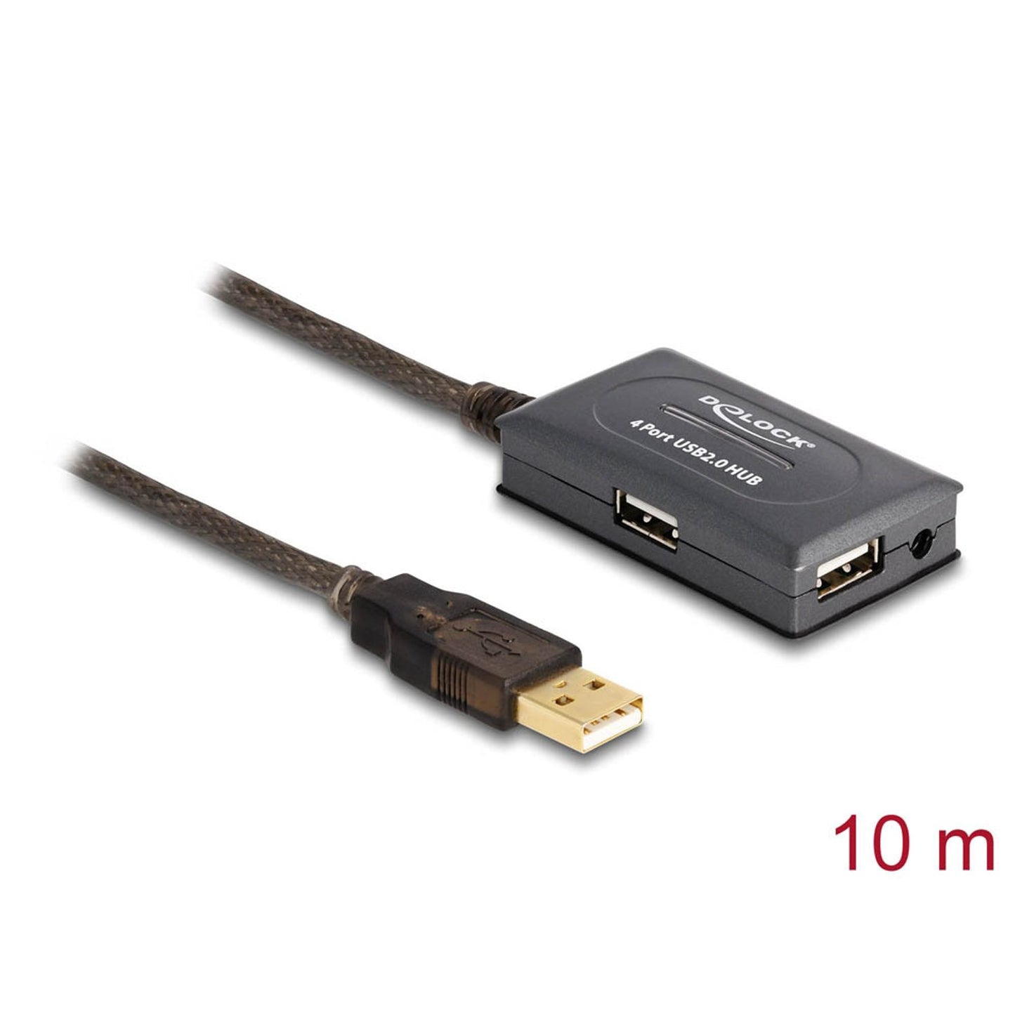 DeLOCK USB-Hub 4-fach schwarz | 82748