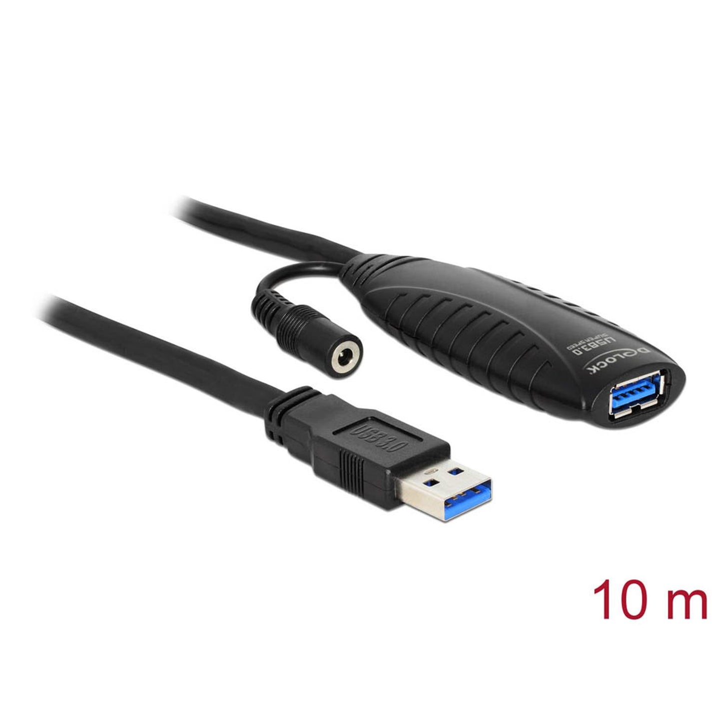 DeLOCK USB 3.0 A Kabel Verlängerung 10,0 m schwarz | 83415