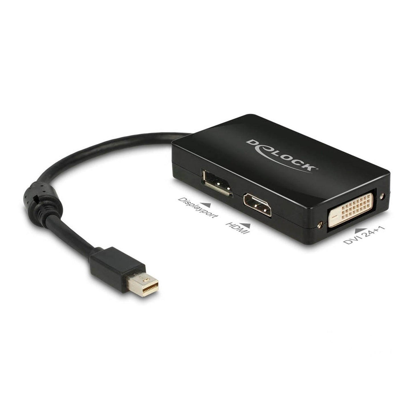 DeLOCK Mini-DisplayPort/DVI, DisplayPort, HDMI Adapter | 62623