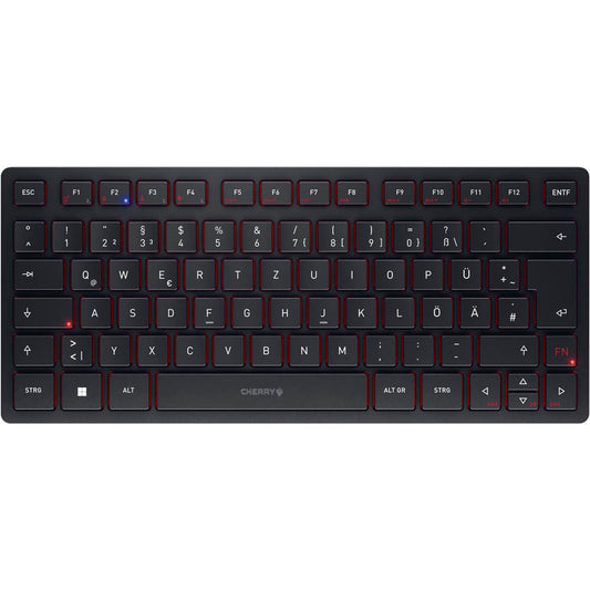 CHERRY KW 9200 MINI Tastatur kabellos schwarz | JK-9250DE-2