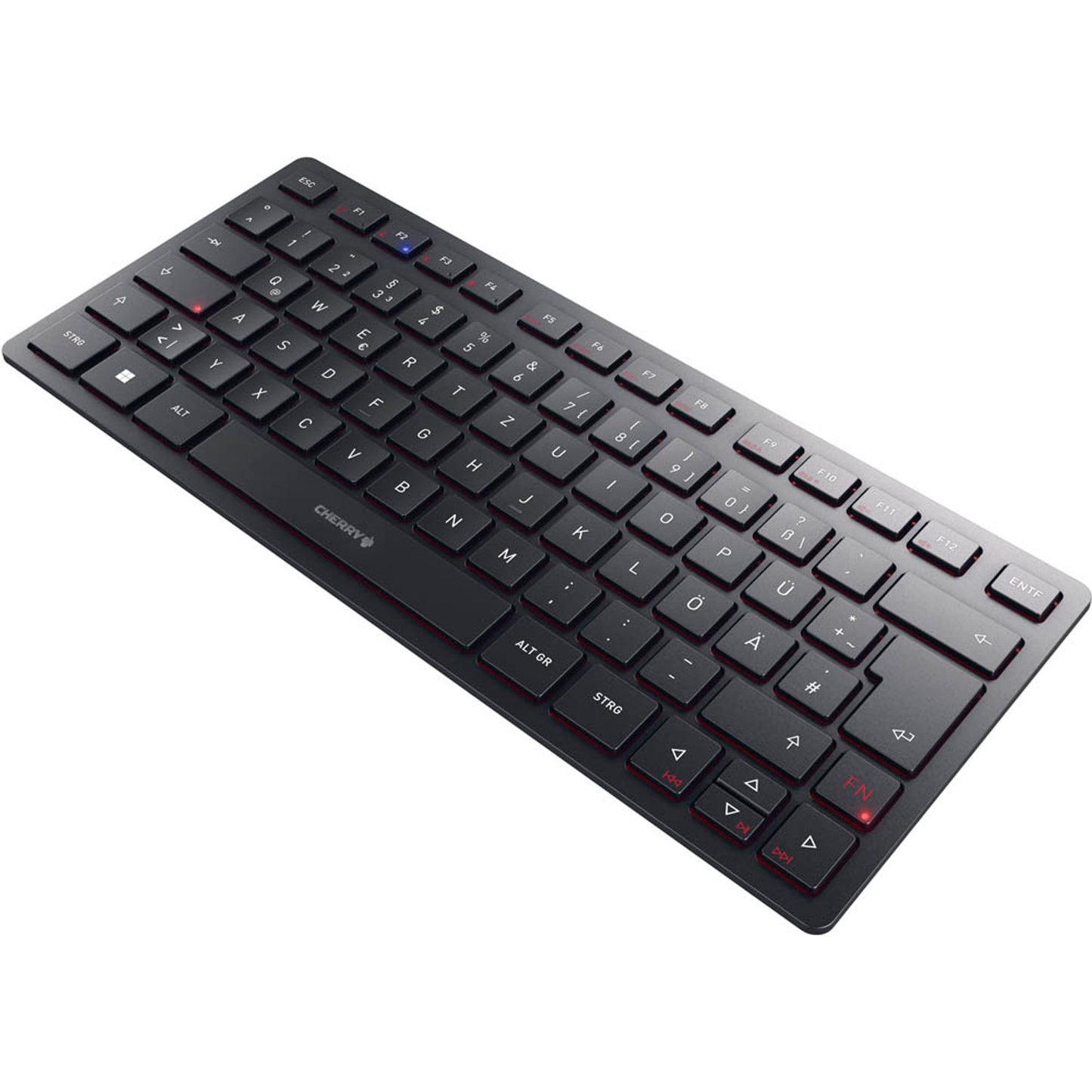 CHERRY KW 9200 MINI Tastatur kabellos schwarz | JK-9250DE-2