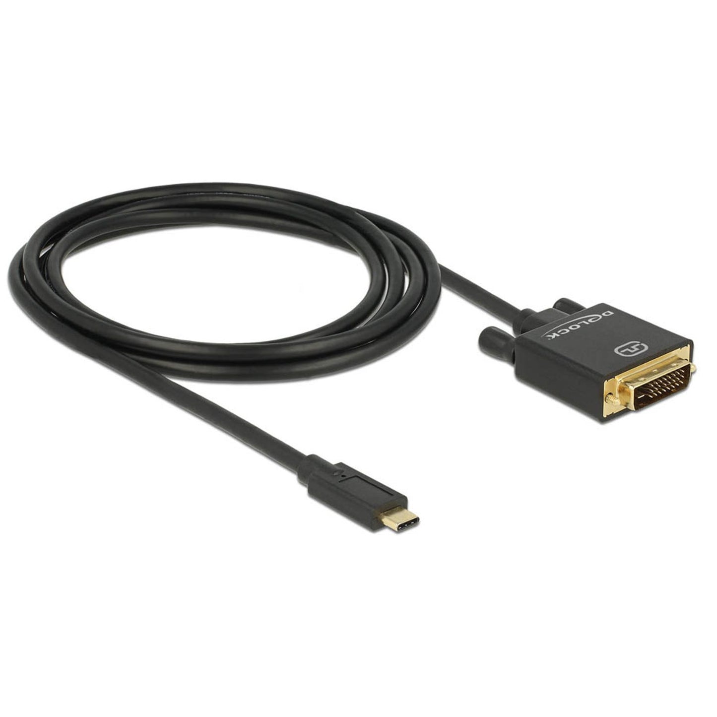 DeLOCK USB C/DVI Kabel 4K 30 Hz 2,0 m schwarz | 85321