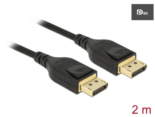 DeLOCK DisplayPort 1.4 Kabel 8K 60 Hz schwarz, 1 St.