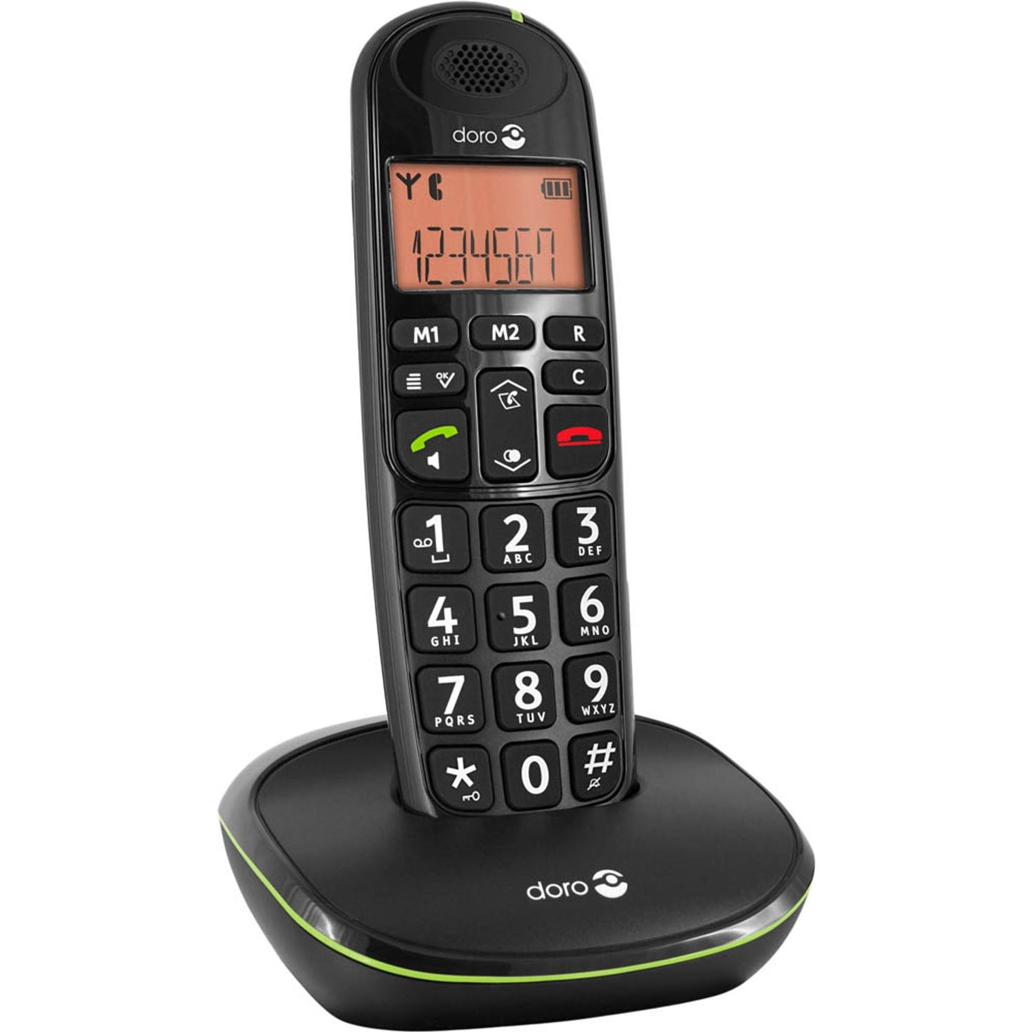 doro PhoneEasy 100w Schnurloses Telefon schwarz | 380098