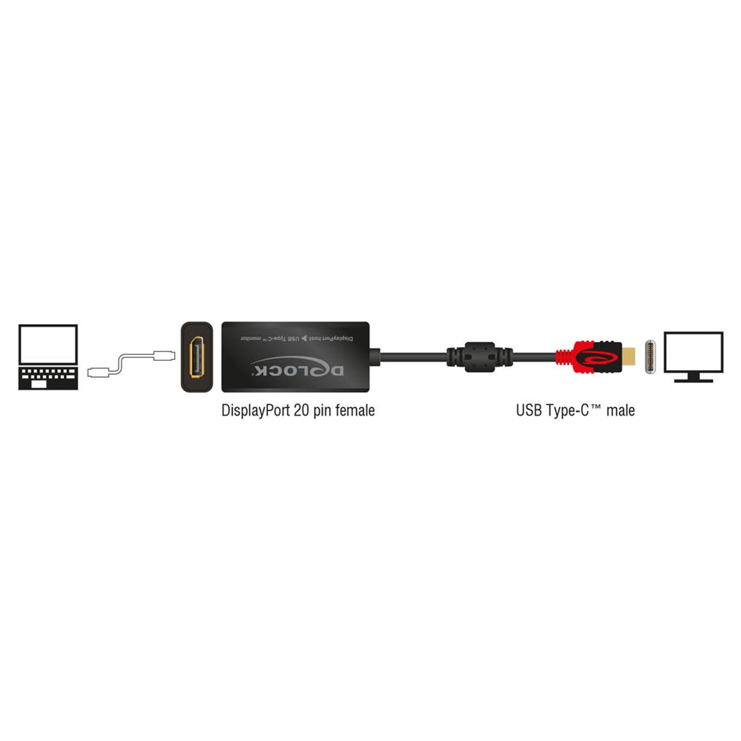 DeLOCK USB C/DisplayPort Adapter | 63928