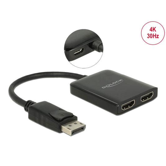 DeLOCK DisplayPort Splitter | 87720