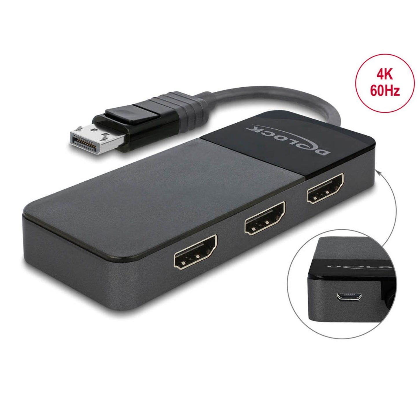 DeLOCK DisplayPort Splitter | 87770