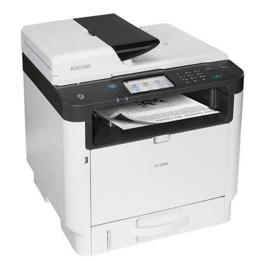 RICOH M 320FB 4 in 1 Laser-Multifunktionsdrucker grau | 9P01750